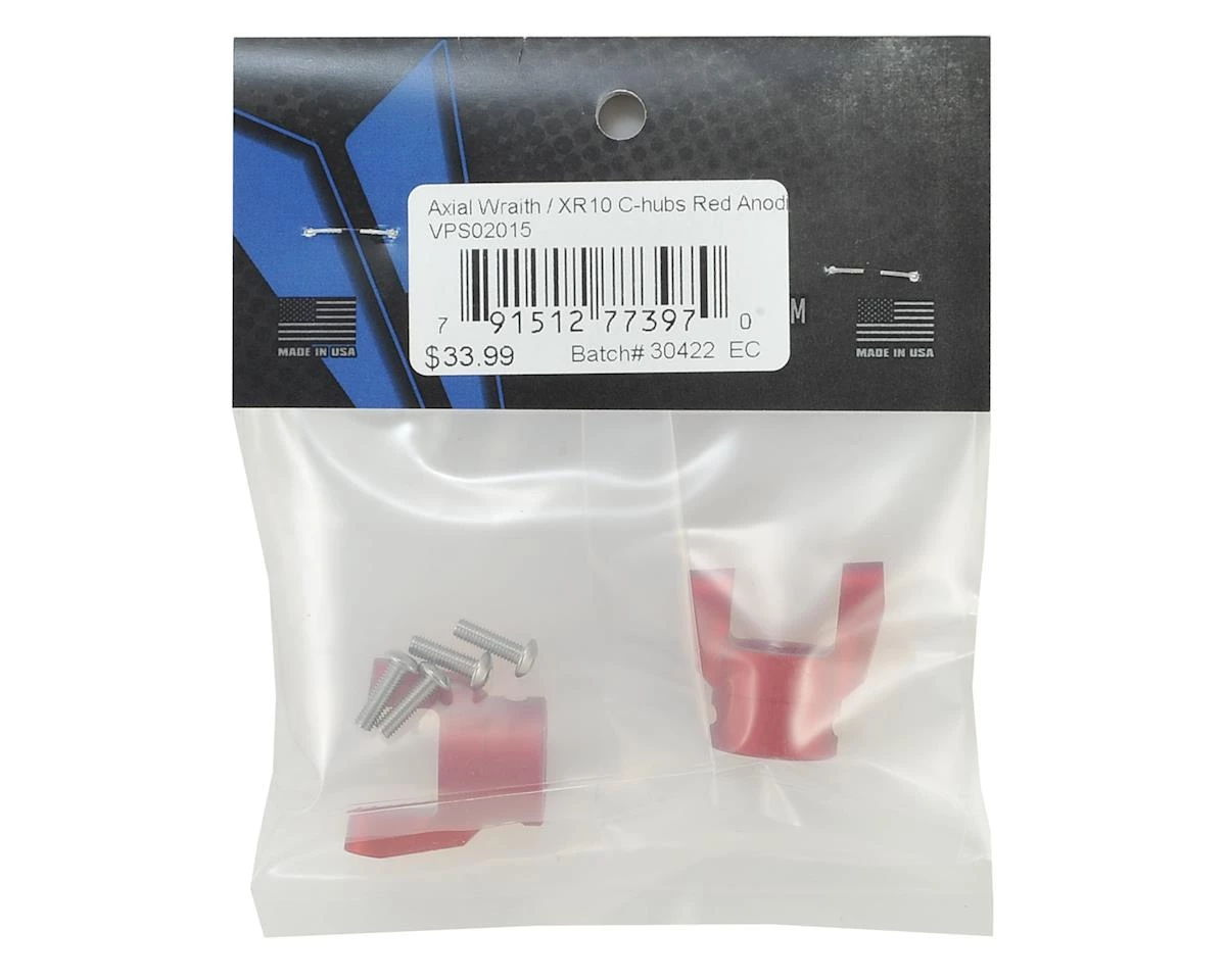 Vanquish Products Incision C-Hub Set (Red) (2) 4 Vanquish Products Incision C-Hub Set (Red) (2) - Image 2