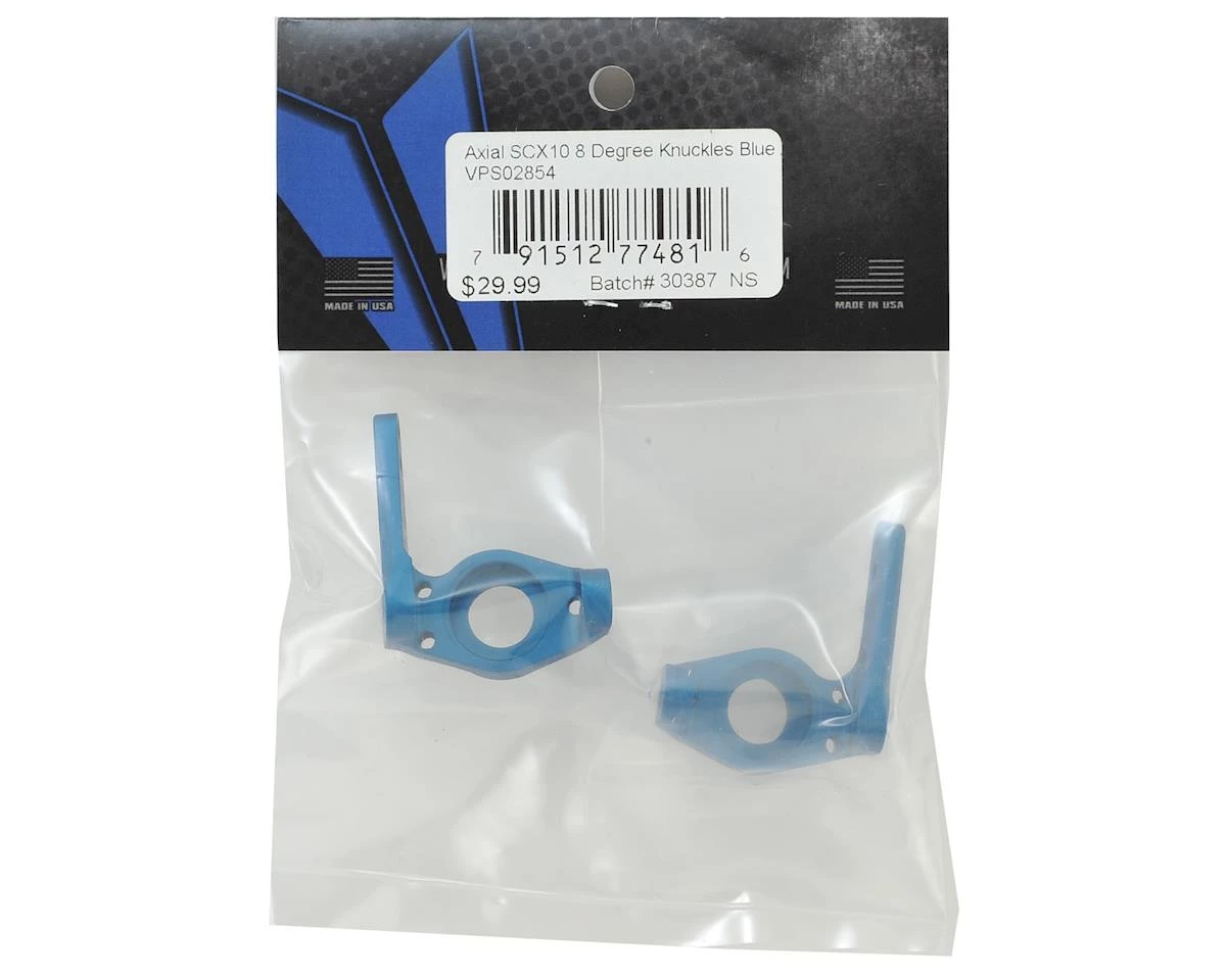 Vanquish Products Axial SCX10 8° Knuckles (Blue) (2) 4 Vanquish Products Axial SCX10 8° Knuckles (Blue) (2) - Image 2