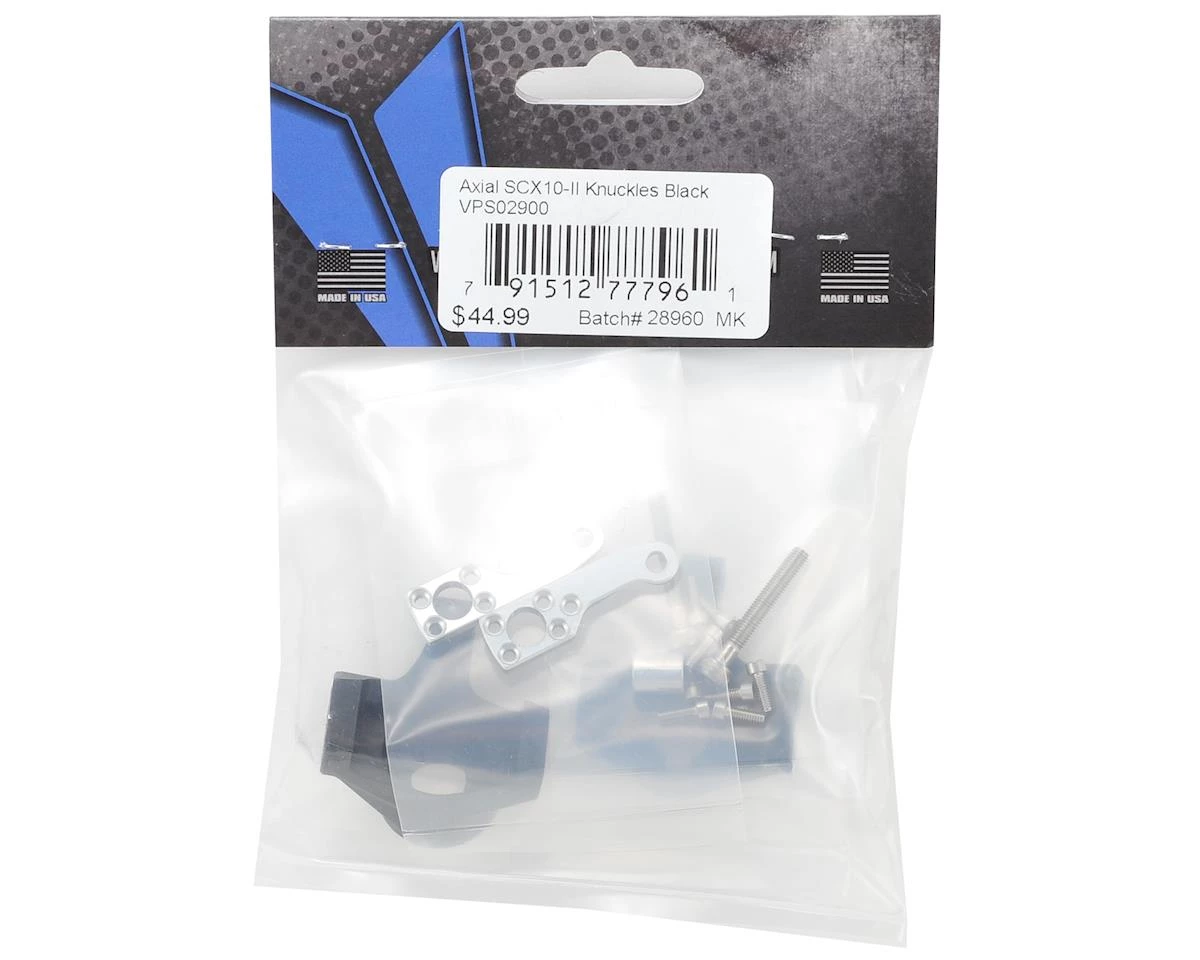 Vanquish Products Axial SCX10 II Steering Knuckles (Black) 4 Vanquish Products Axial SCX10 II Steering Knuckles (Black) - Image 2