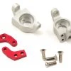 Vanquish Products Wraith Steering Knuckle Set (Silver/Red) (2)