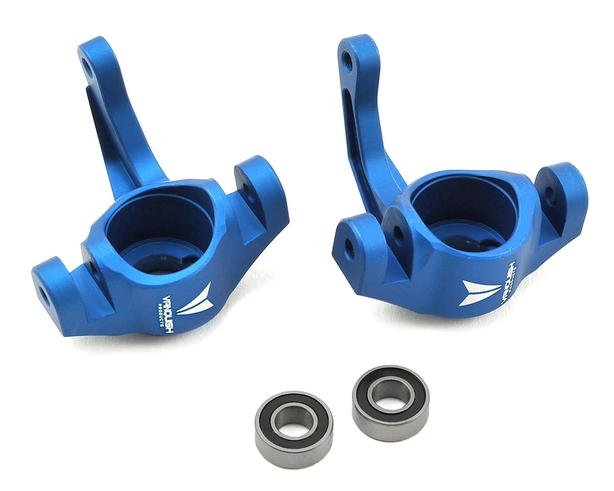 Vanquish Products Aluminum Steering Knuckle Set w/Bearings (2) (Blue) 3 Vanquish Products Aluminum Steering Knuckle Set w/Bearings (2) (Blue)