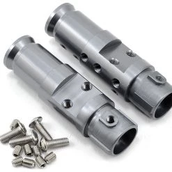 Vanquish Products "Currie Rockjock" SCX10 Front Tubes (Grey)