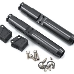 Vanquish Products Wraith/Yeti Center Pumpkin Rear Currie Axle Tubes (2) (Black)