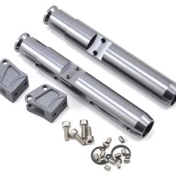 Vanquish Products Wraith/Yeti Center Pumpkin Rear Currie Axle Tubes (2) (Grey)