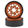 Vanquish Products KMC XD127 Bully 1.9 Beadlock Crawler Wheels (Orange) (2) -Vanquish Products Sales vps07715