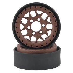 Vanquish Products KMC XD127 Bully 1.9 Beadlock Crawler Wheels (Bronze)
