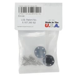 Vanquish Products XD Series Center Hubs (2) (Black) -Vanquish Products Sales vps07720 1