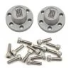 Vanquish Products XD Series Center Hubs (2) (Silver) -Vanquish Products Sales vps07721