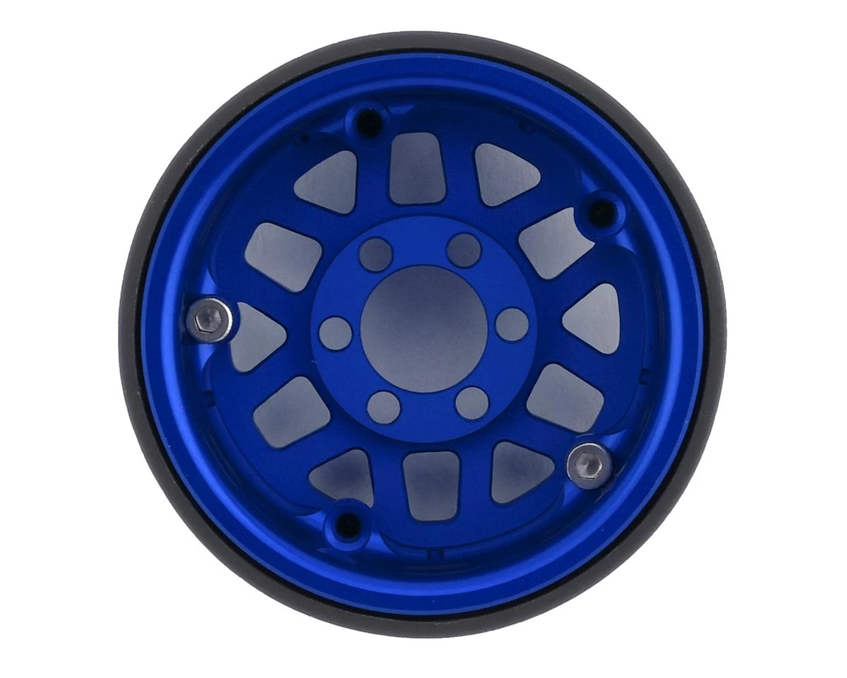 Vanquish Products KMC 1.9 XD229 Machete V2 Beadlock Crawler Wheels (Blue) (2) 4 Vanquish Products KMC 1.9 XD229 Machete V2 Beadlock Crawler Wheels (Blue) (2) - Image 2