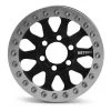 Vanquish Products Method 101 V2 1.9 Beadlock Crawler Wheels (Black/Silver) (2)