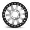 Vanquish Products Method 101 V2 1.9 Beadlock Crawler Wheels (Silver/Black) (2)