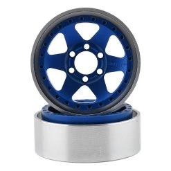 Vanquish Products Method MR310 1.9 Beadlock Crawler Wheels (Blue) (2)