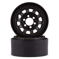 Vanquish Products KMC 1.9 KM236 Tank 1.9 Beadlock Crawler Wheels (Black) (2)