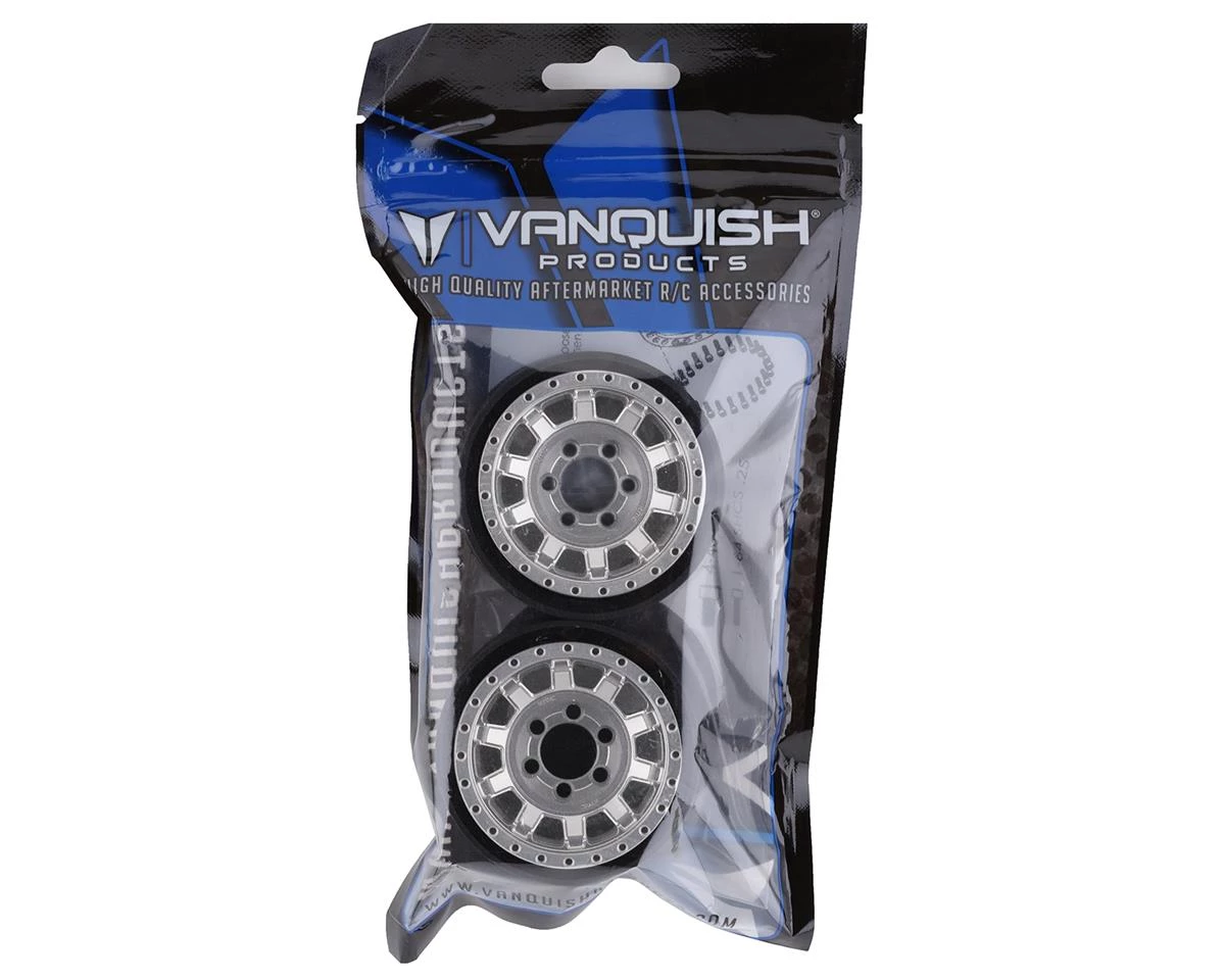 Vanquish Products KMC 1.9 KM236 Tank 1.9 Beadlock Crawler Wheels (Silver) (2) 6 Vanquish Products KMC 1.9 KM236 Tank 1.9 Beadlock Crawler Wheels (Silver) (2) - Image 4