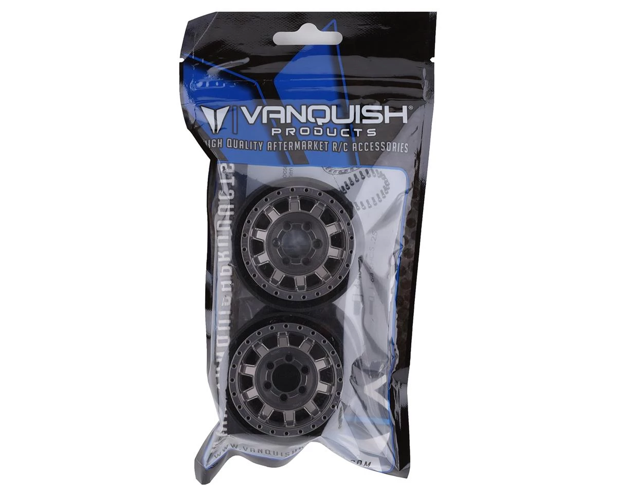 Vanquish Products KMC 1.9 KM236 Tank 1.9 Beadlock Crawler Wheels (Grey) (2) 6 Vanquish Products KMC 1.9 KM236 Tank 1.9 Beadlock Crawler Wheels (Grey) (2) - Image 4