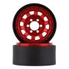 Vanquish Products KMC 1.9 KM236 Tank 1.9 Beadlock Crawler Wheels (Red) (2)