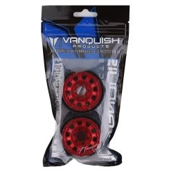Vanquish Products KMC 1.9 KM236 Tank 1.9 Beadlock Crawler Wheels (Red) (2) -Vanquish Products Sales vps07783 3