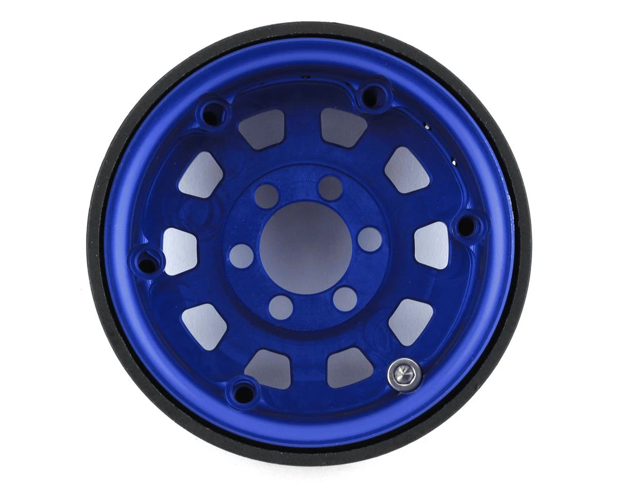 Vanquish Products KMC 1.9 KM236 Tank 1.9 Beadlock Crawler Wheels (Blue) (2) 4 Vanquish Products KMC 1.9 KM236 Tank 1.9 Beadlock Crawler Wheels (Blue) (2) - Image 2