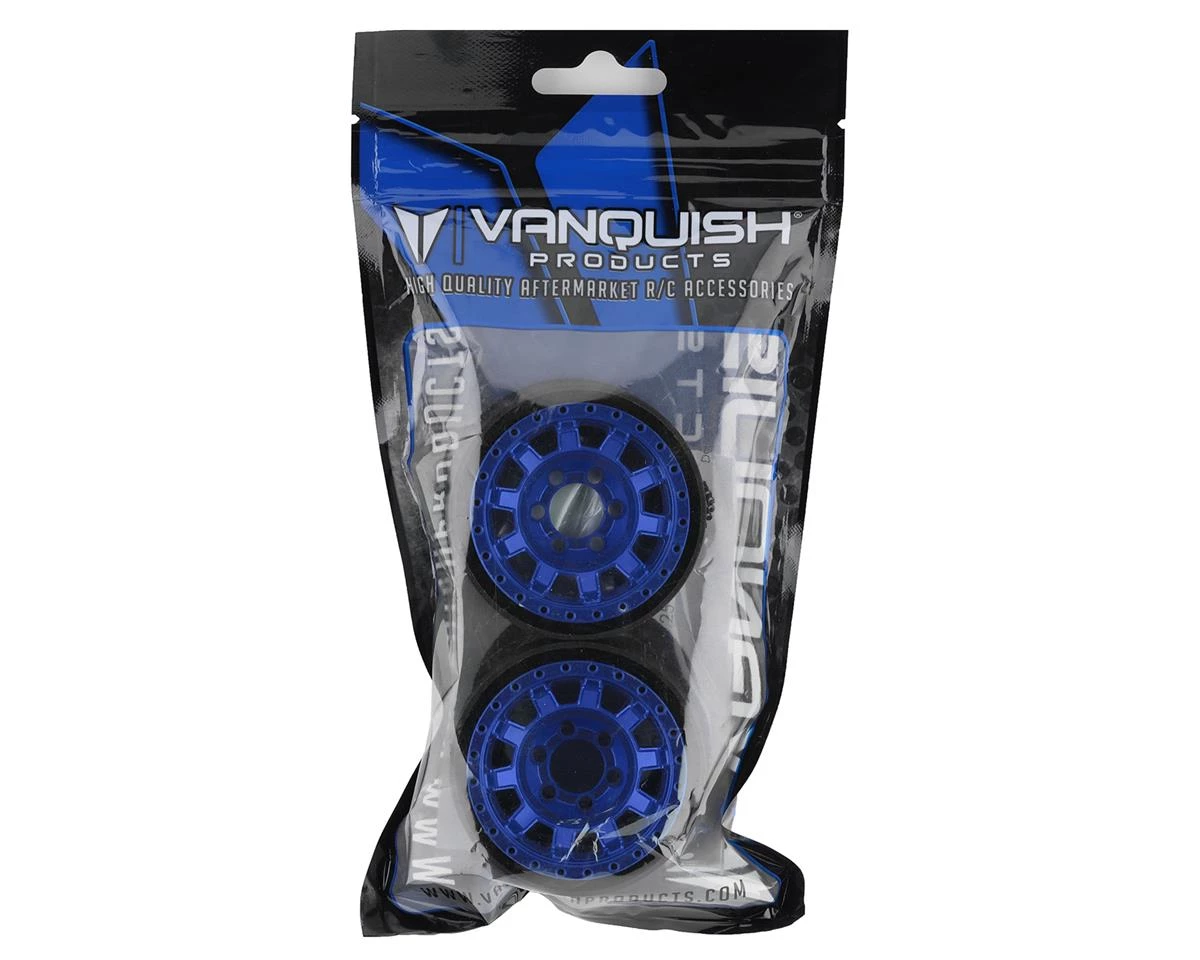 Vanquish Products KMC 1.9 KM236 Tank 1.9 Beadlock Crawler Wheels (Blue) (2) 6 Vanquish Products KMC 1.9 KM236 Tank 1.9 Beadlock Crawler Wheels (Blue) (2) - Image 4