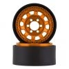 Vanquish Products KMC 1.9 KM236 Tank 1.9 Beadlock Crawler Wheels (Orange) (2)