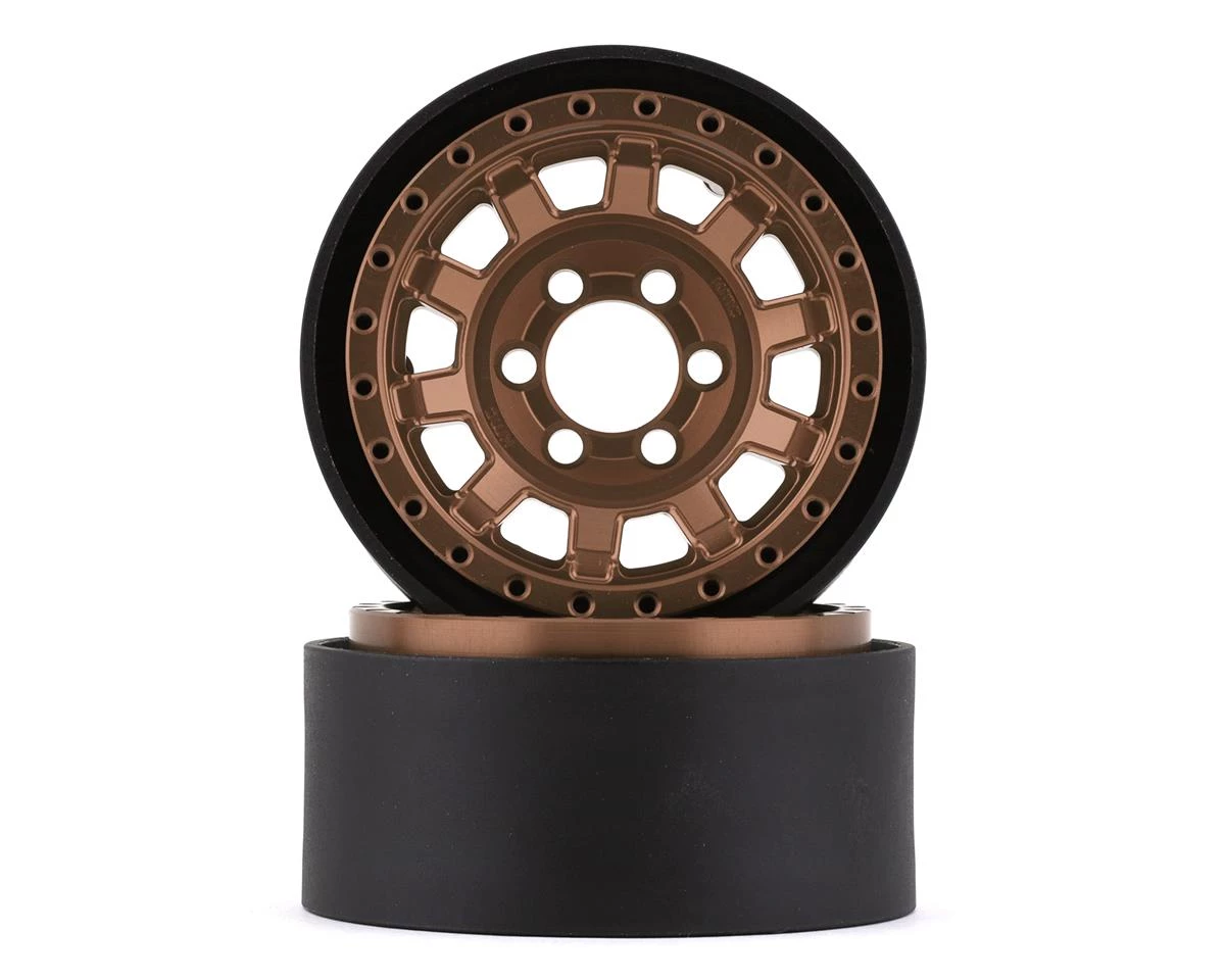 Vanquish Products KMC 1.9 KM236 Tank 1.9 Beadlock Crawler Wheels (Bronze) (2) 3 Vanquish Products KMC 1.9 KM236 Tank 1.9 Beadlock Crawler Wheels (Bronze) (2)