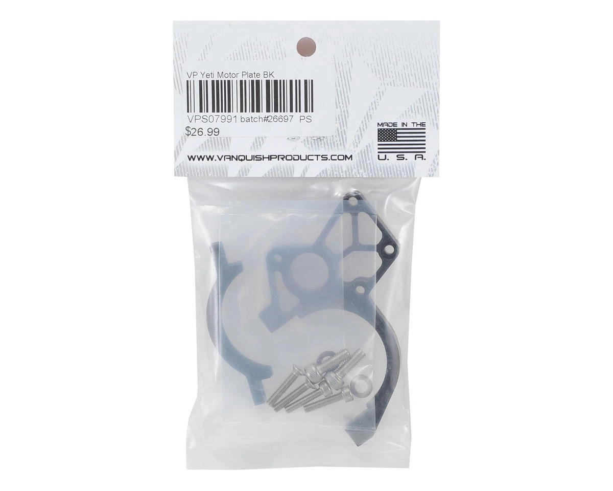 Vanquish Products Yeti Motor Plate (Black) 4 Vanquish Products Yeti Motor Plate (Black) - Image 2