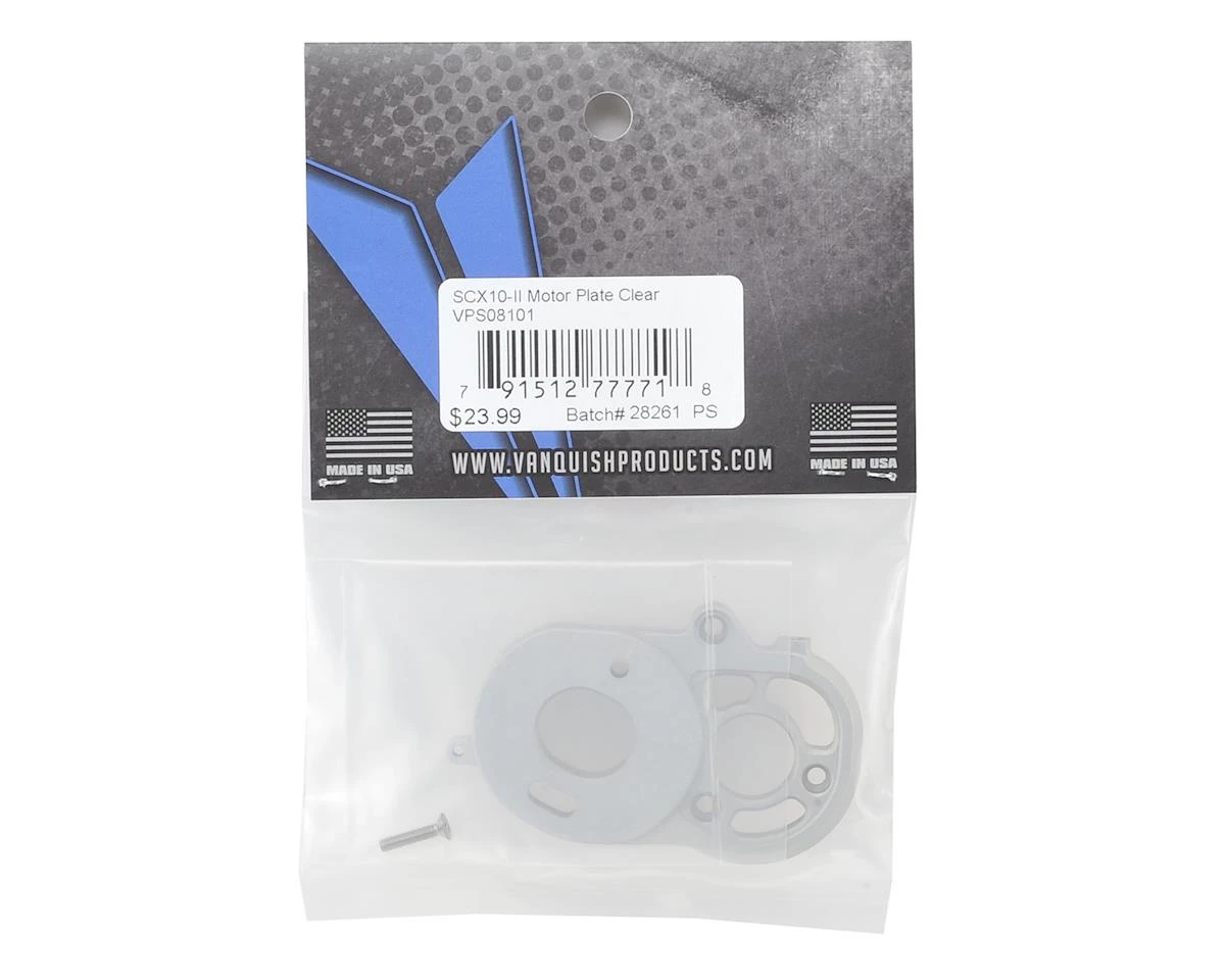 Vanquish Products SCX10 II 2-Speed Transmission Motor Plate (Silver) 4 Vanquish Products SCX10 II 2-Speed Transmission Motor Plate (Silver) - Image 2