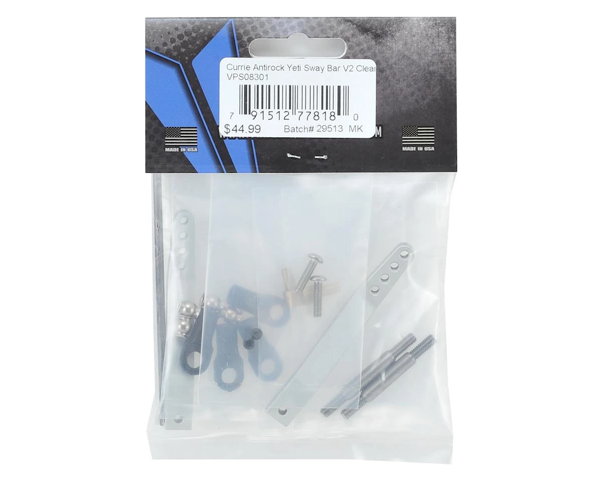 Vanquish Products Yeti V2 Currie Antirock Sway Bar (Silver) 4 Vanquish Products Yeti V2 Currie Antirock Sway Bar (Silver) - Image 2