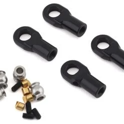 Vanquish Products M4 Machined Straight Rod Ends (Black) (4)