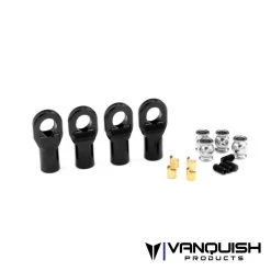 Vanquish Products M4 Machined Straight Rod Ends (Black) (4) -Vanquish Products Sales vps08500 2
