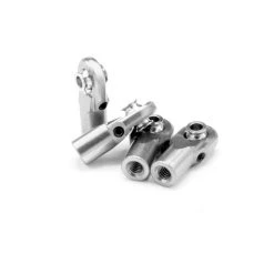 Vanquish Products M4 Machined Straight Rod Ends (Silver) (4) -Vanquish Products Sales vps08501 2