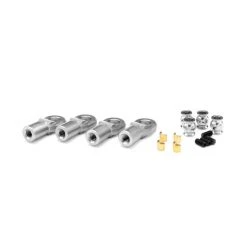 Vanquish Products M4 Machined Straight Rod Ends (Silver) (4) -Vanquish Products Sales vps08501 3