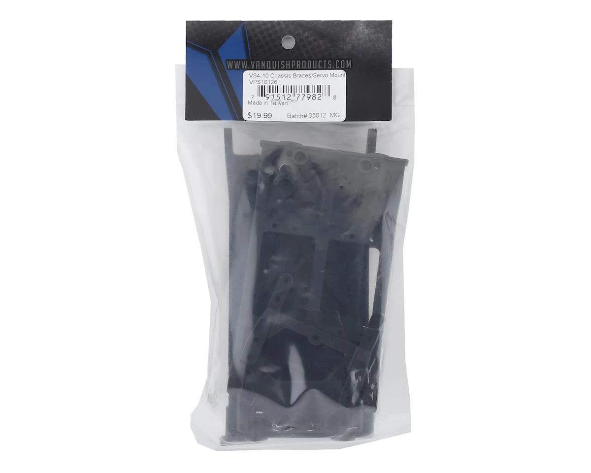 Vanquish Products VS4-10 Chassis Plastic Cross Braces w/Dig Servo Mount 4 Vanquish Products VS4-10 Chassis Plastic Cross Braces w/Dig Servo Mount - Image 2